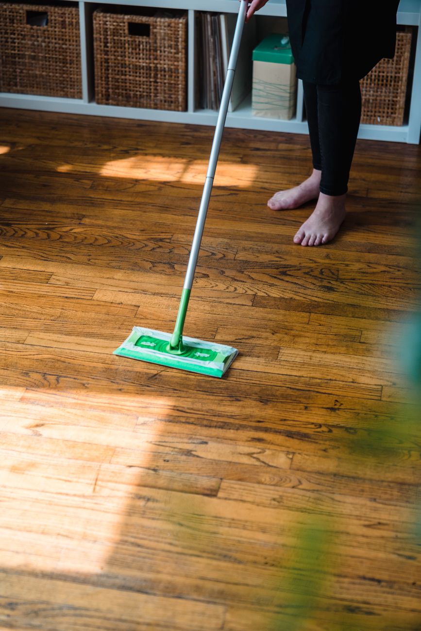 Smart sonic mopping module